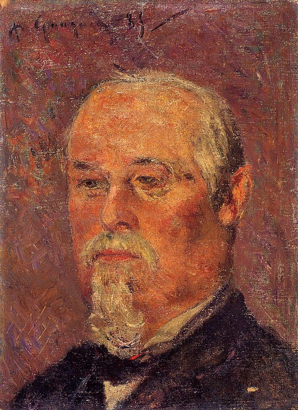 Portrait of Philibert Favre - Paul Gauguin Painting